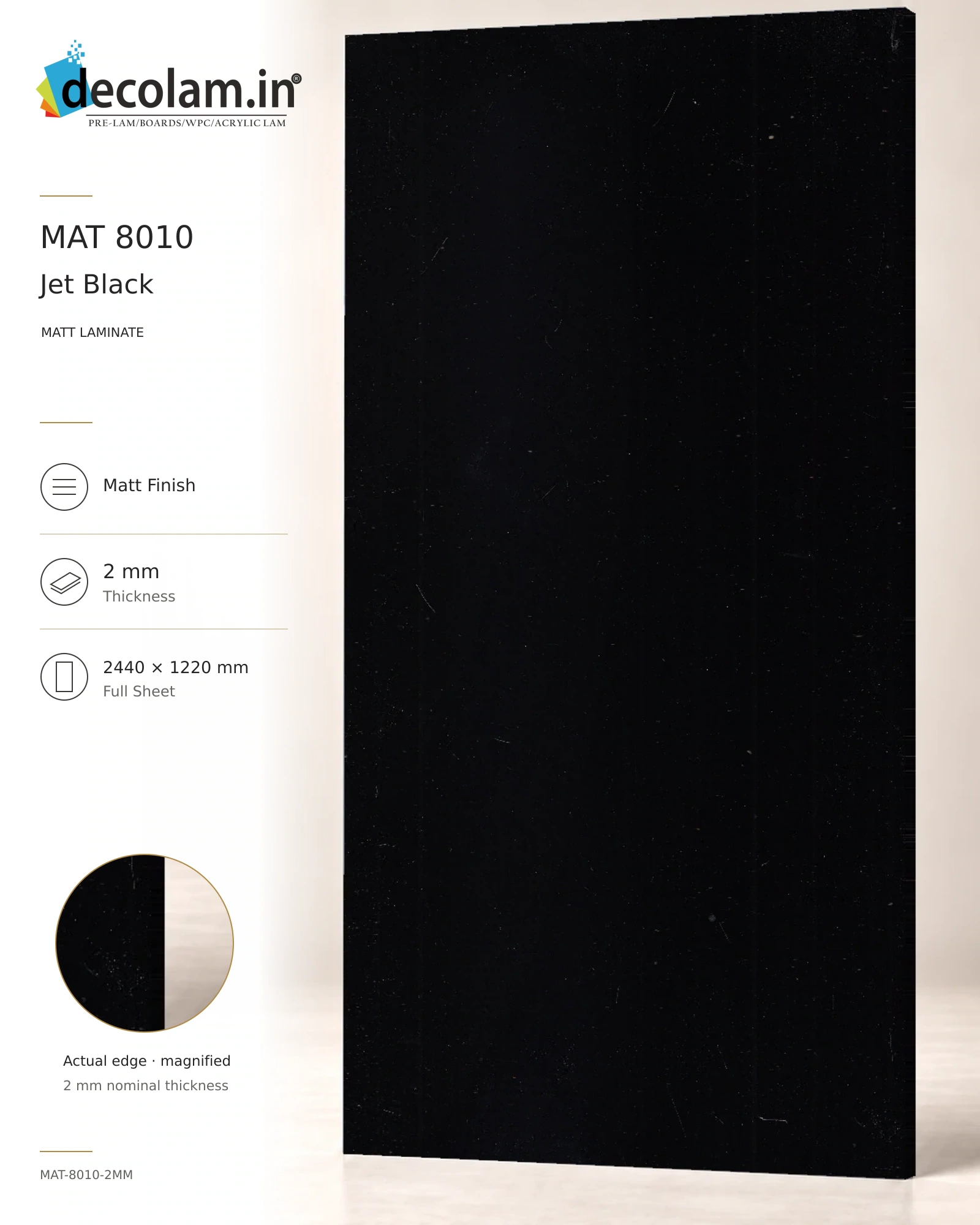 Jet Black Matt