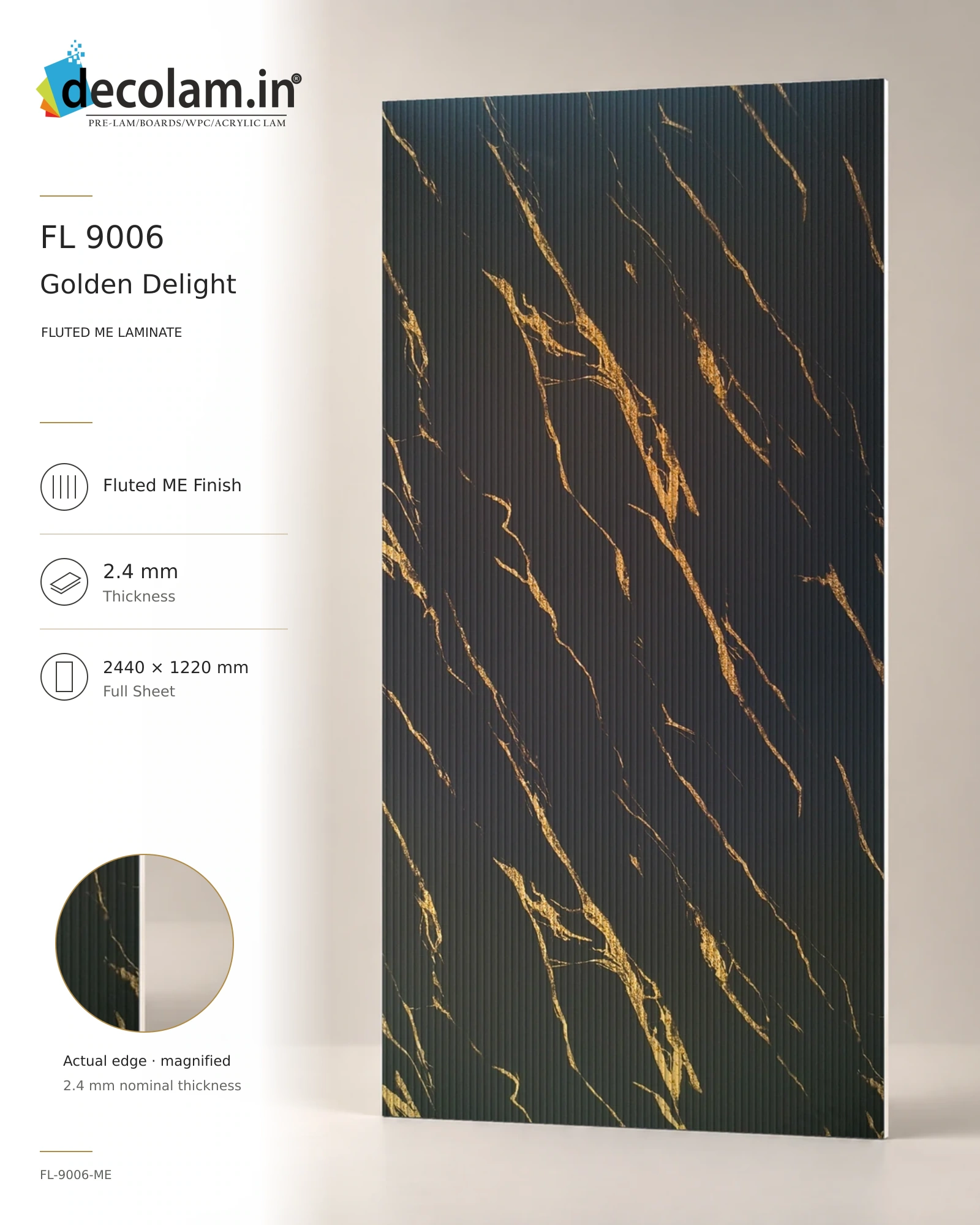 Golden Delight Fluted