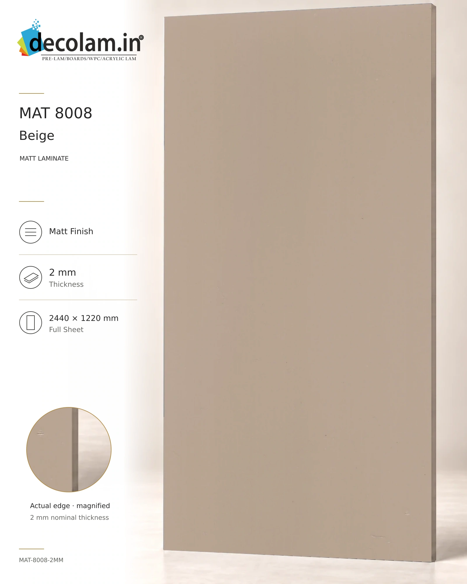 Beige Matt