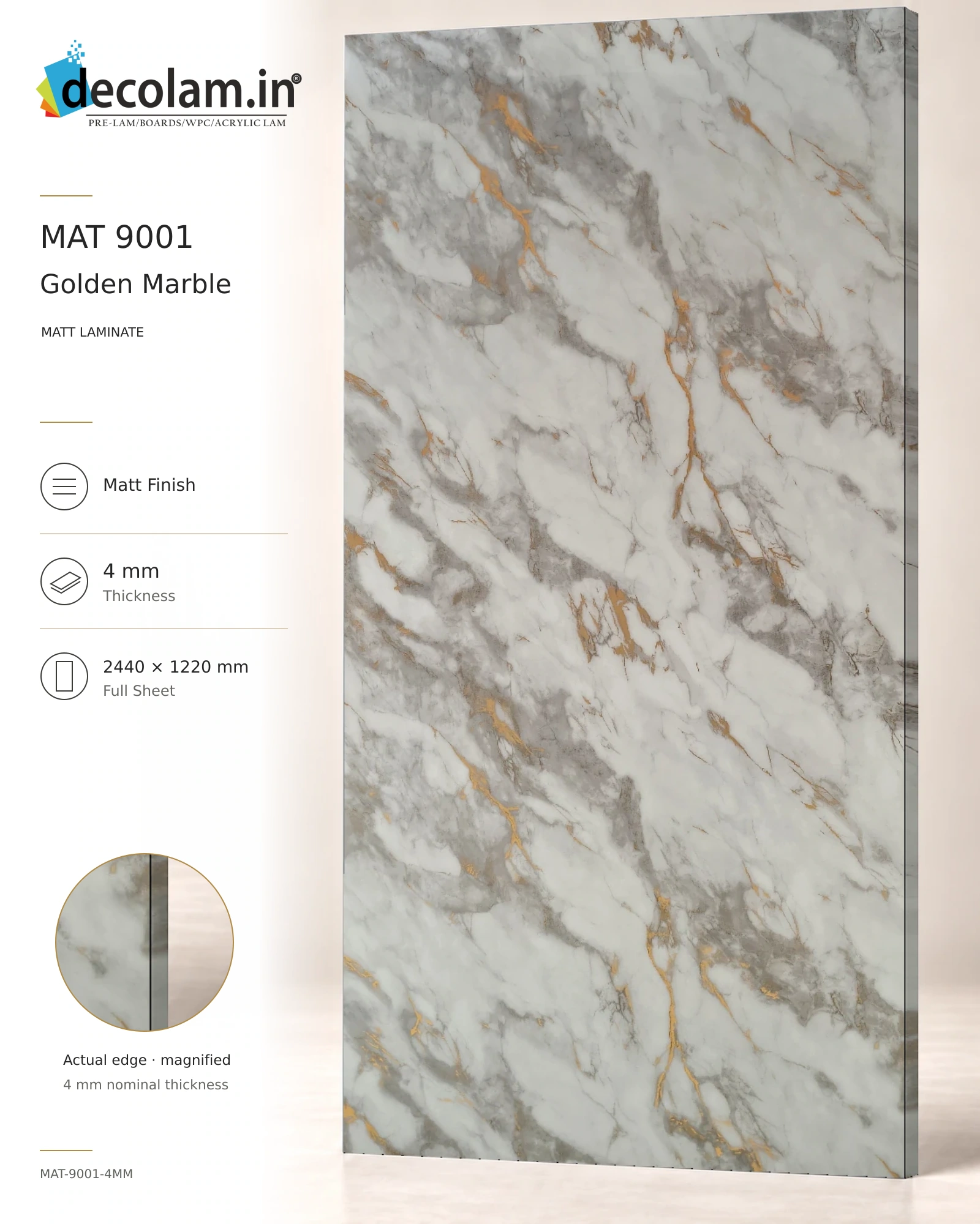 Golden Marble Matt