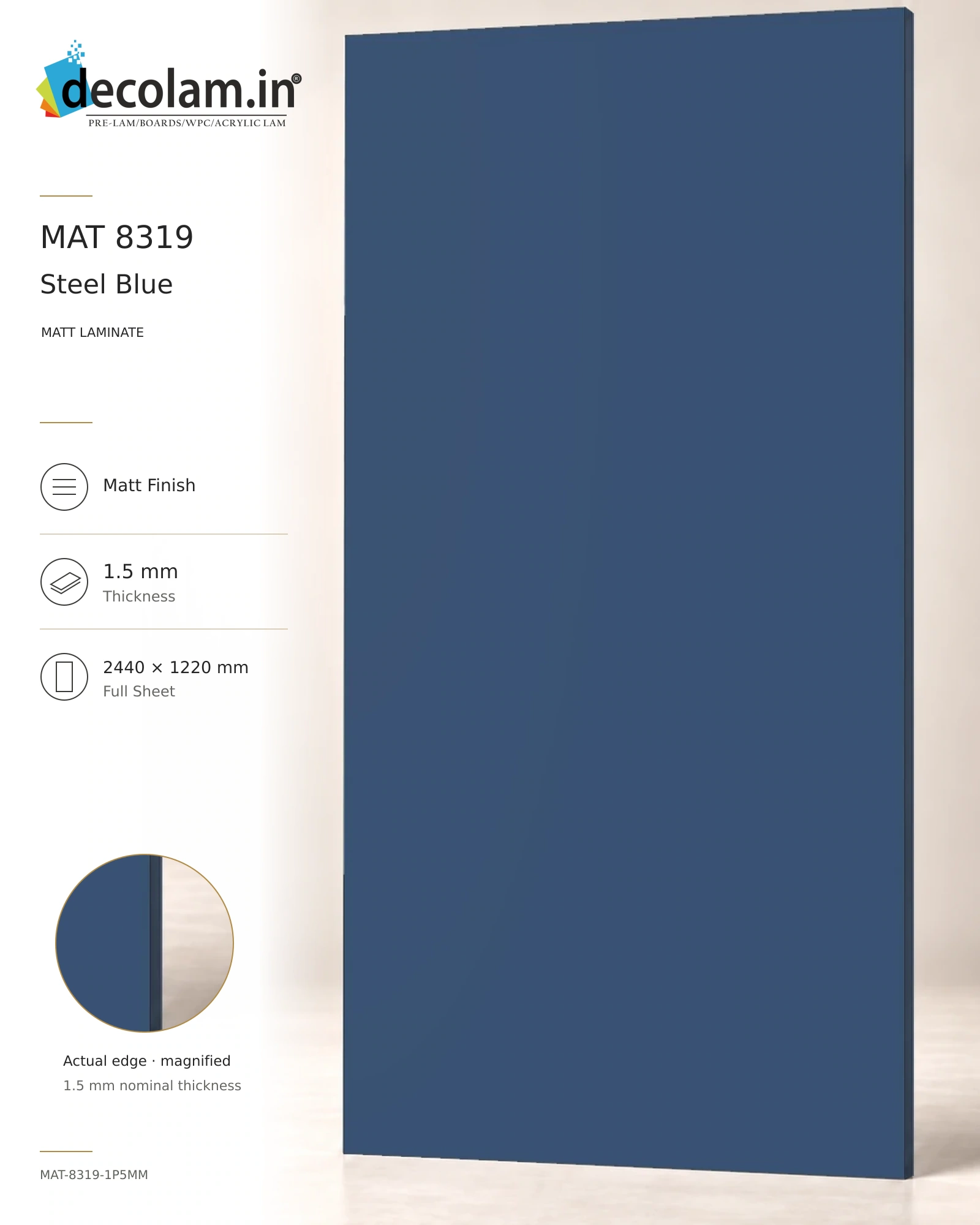 Steel Blue Matt