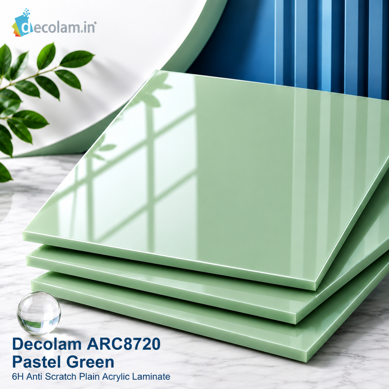 Decolam S&M Series ARC 8720 Pastel Green Edge Binding thumbnail