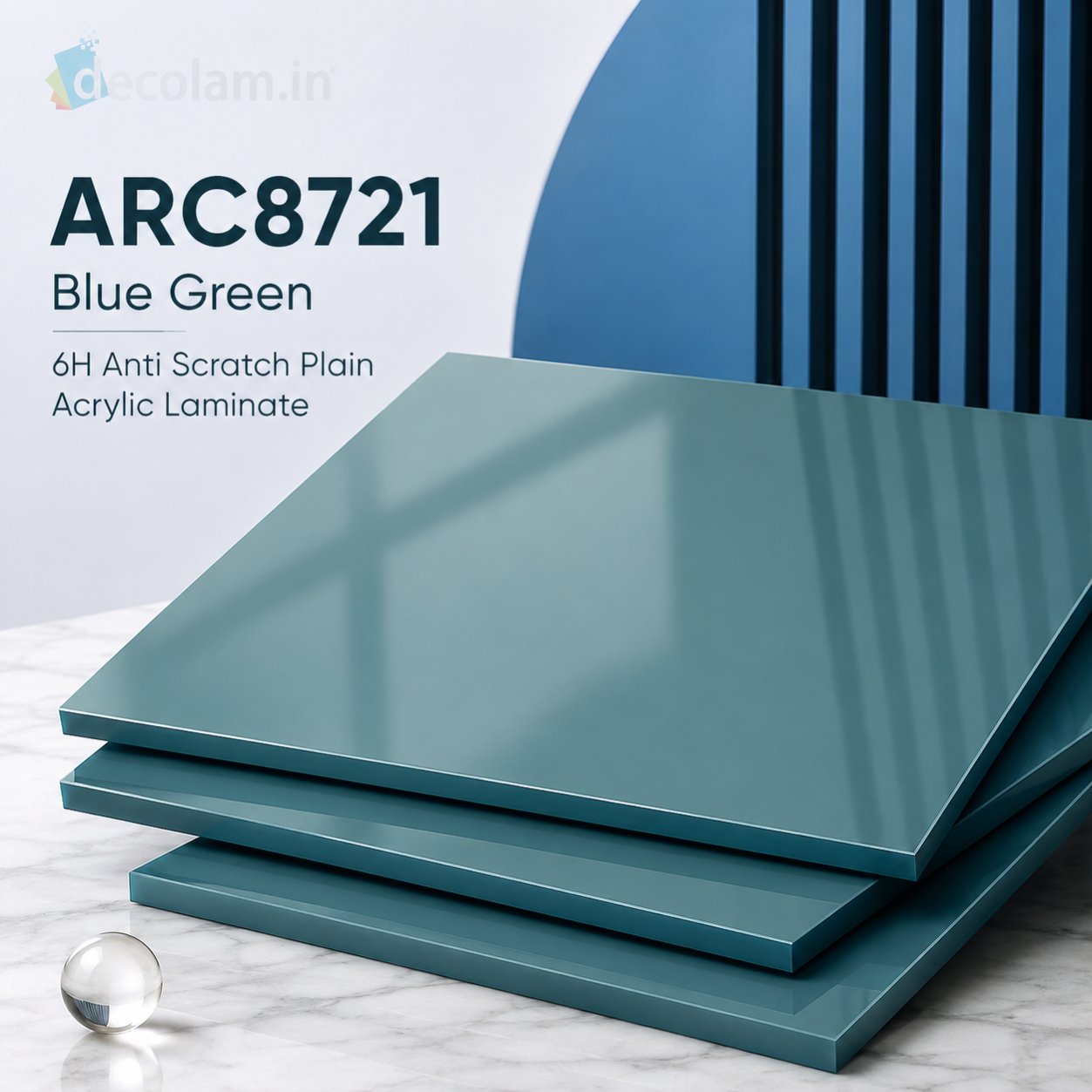 Decolam S&M Series ARC 8721 Blue Green Edge Binding thumbnail