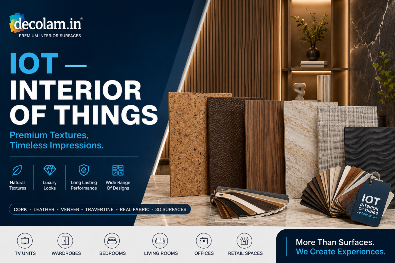 Decolam IOT — Interior of Things: Premium Textures for Modern Interiors