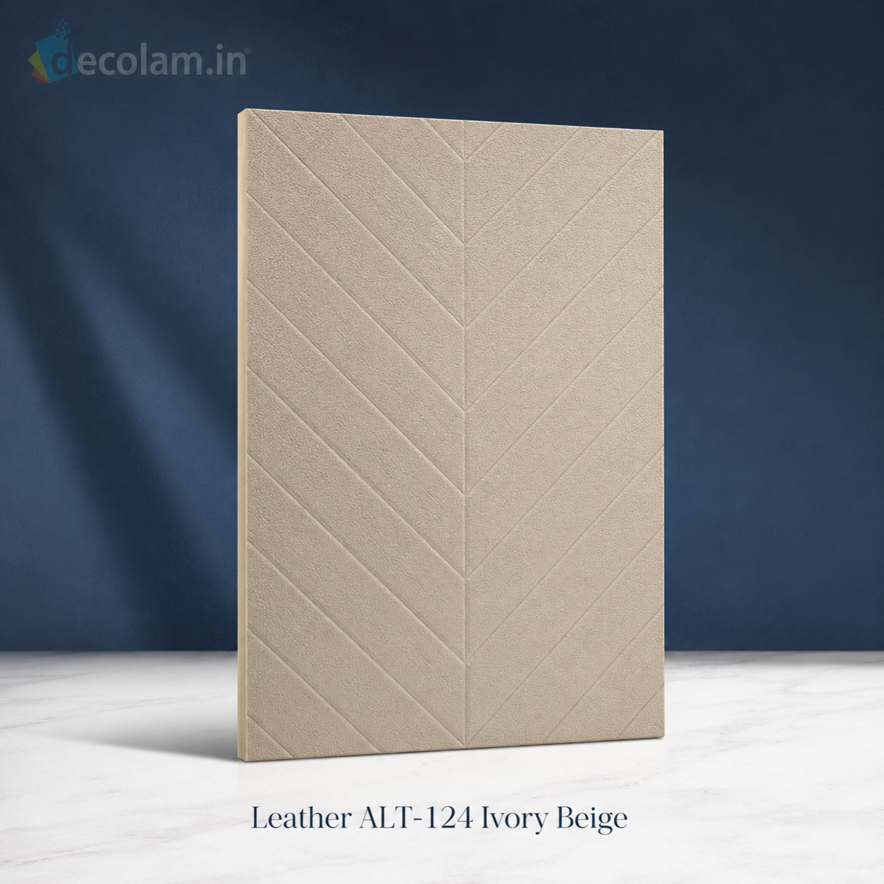 Decolam IOT Leather ALT-124 Ivory Beige Texture image 1