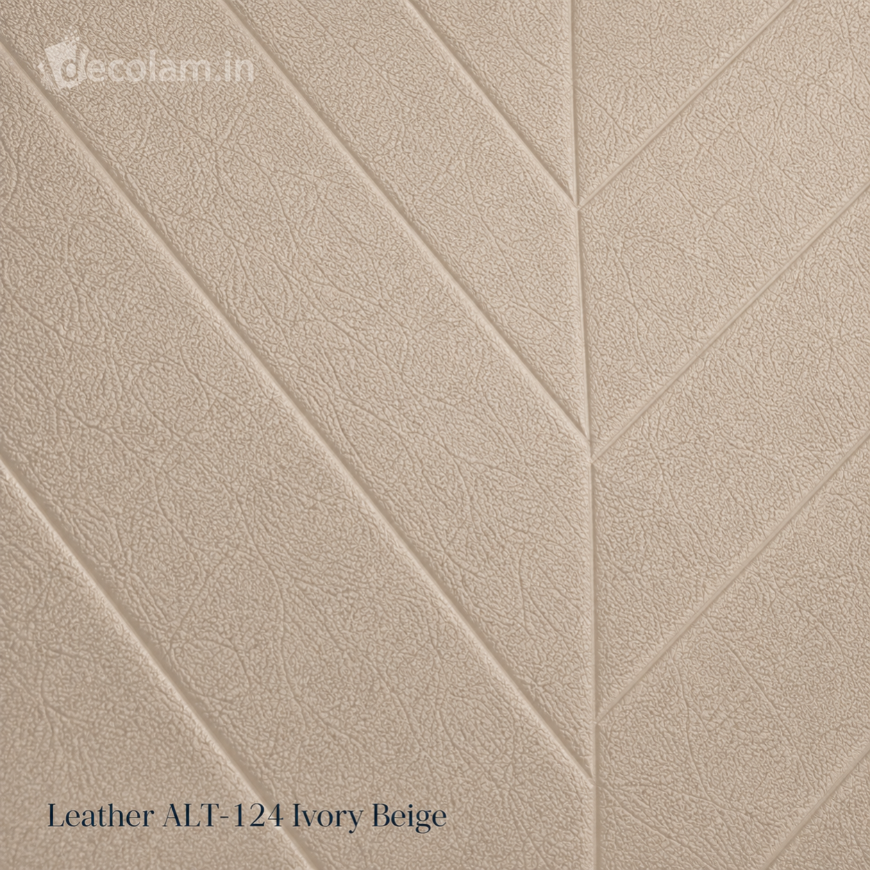 Decolam IOT Leather ALT-124 Ivory Beige Texture image 3