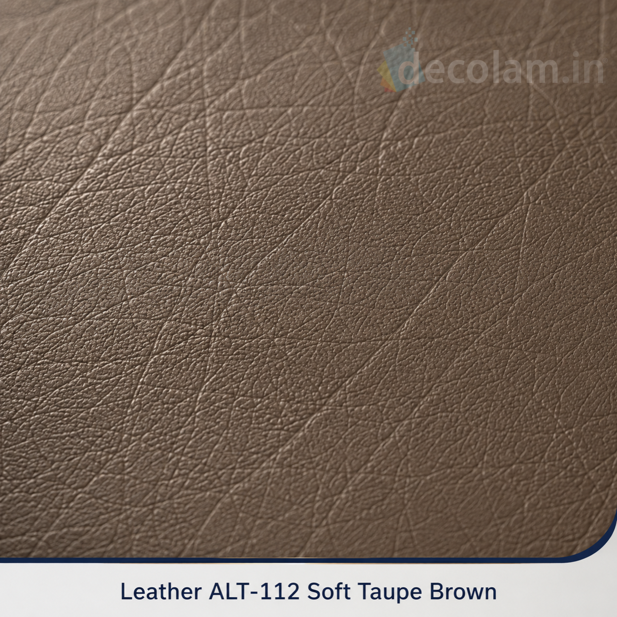 Decolam IOT Leather ALT-112 Soft Taupe Brown Texture image 2