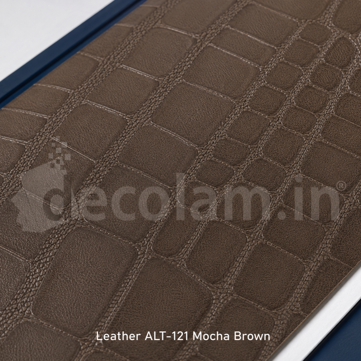 Decolam IOT Leather ALT-121 Mocha Brown Texture image 3
