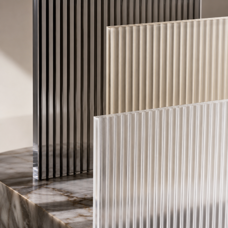 Fluted Acrylic Laminates