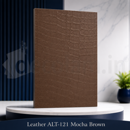 Decolam IOT Leather ALT-121 Mocha Brown Texture
