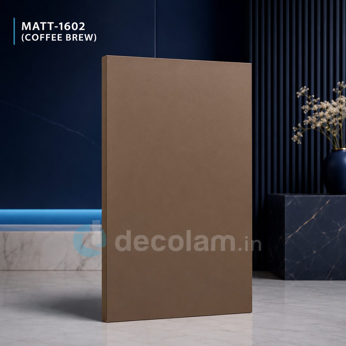 Decolam Matte Series MATT-1602 Coffee Brew Acrylic Laminate image 1