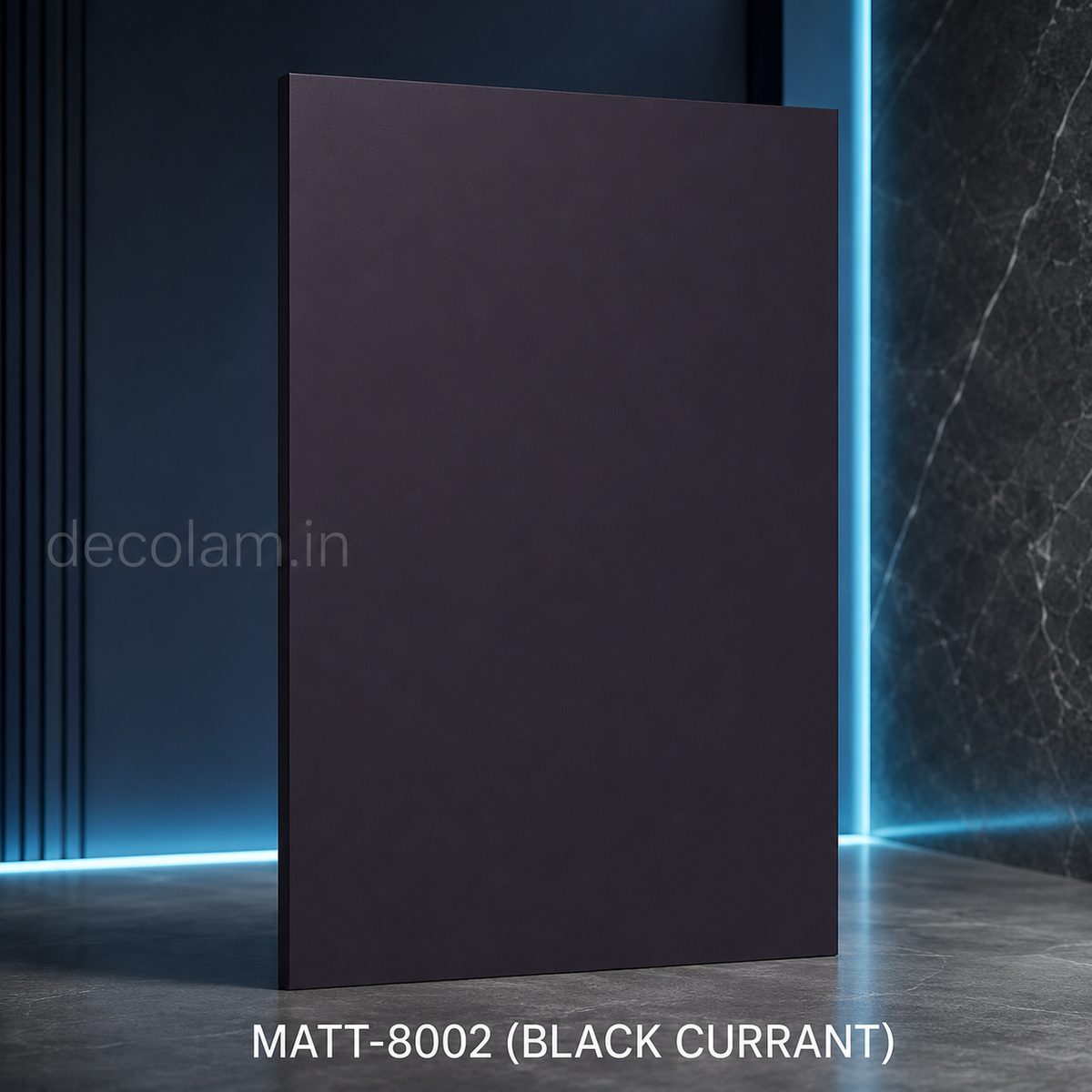 Decolam Matte Series MATT-8002 Black Currant Acrylic Laminate image 1