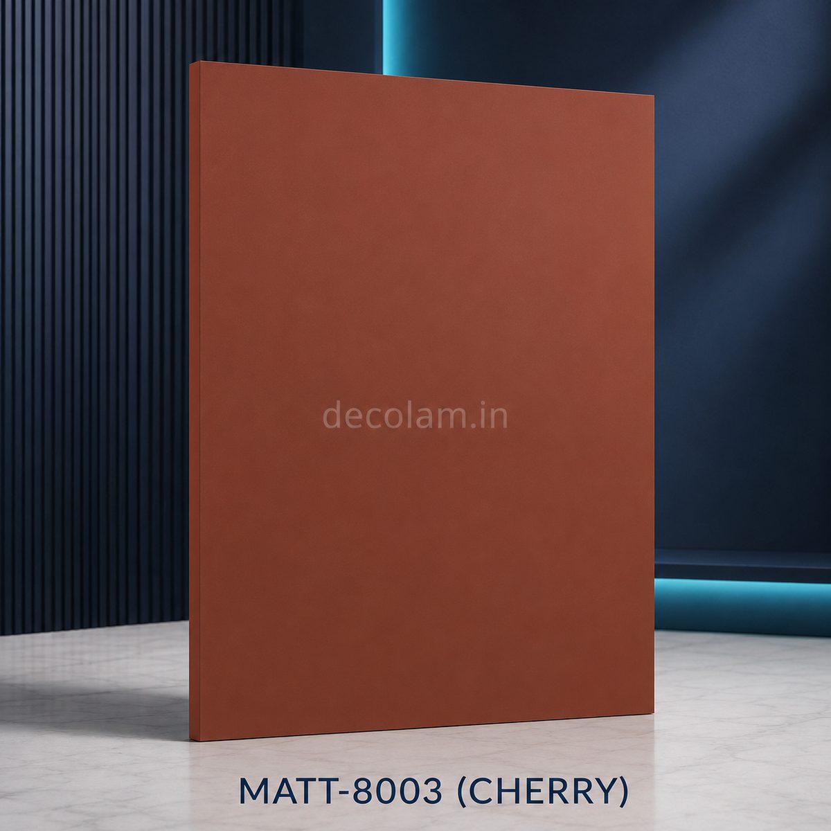 Decolam Matte Series MATT-8003 Cherry Acrylic Laminate image 1