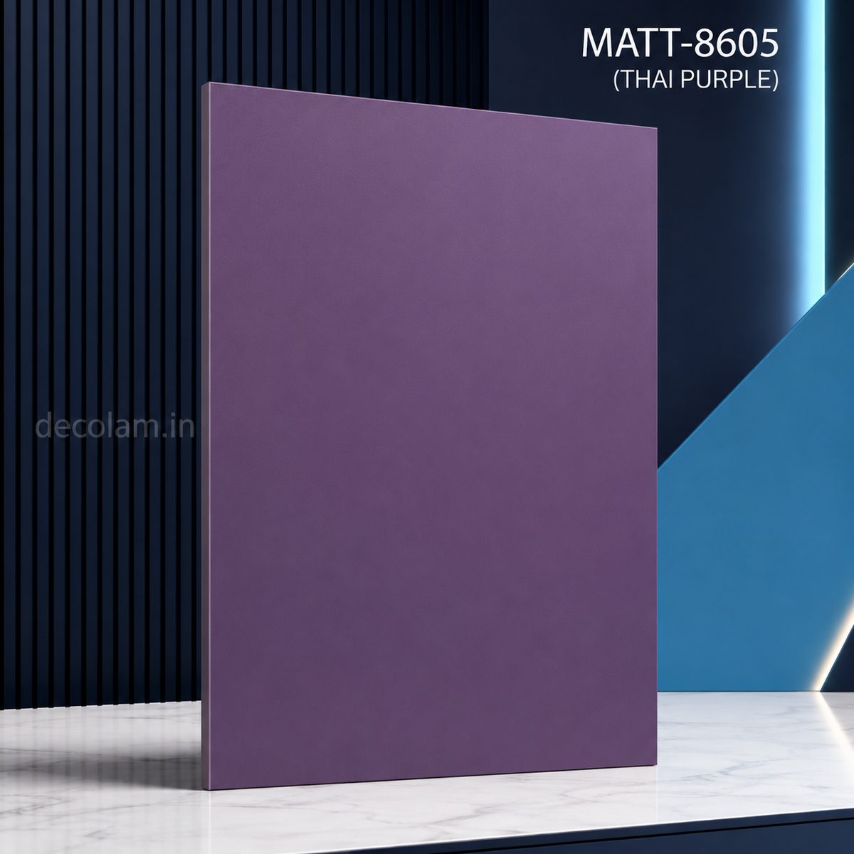 Decolam Matte Series MATT-8605 Thai Purple Acrylic Laminate image 1