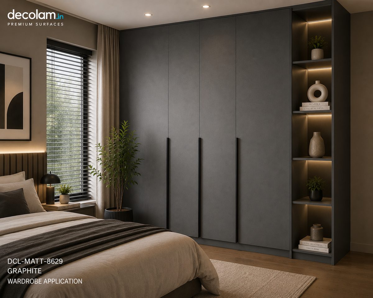 Decolam Matte Series MATT-8611 Biscuit Acrylic Laminate image 2