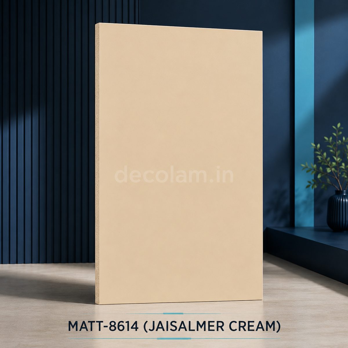 Decolam Matte Series MATT-8614 Jaisalmer Cream Acrylic Laminate image 1