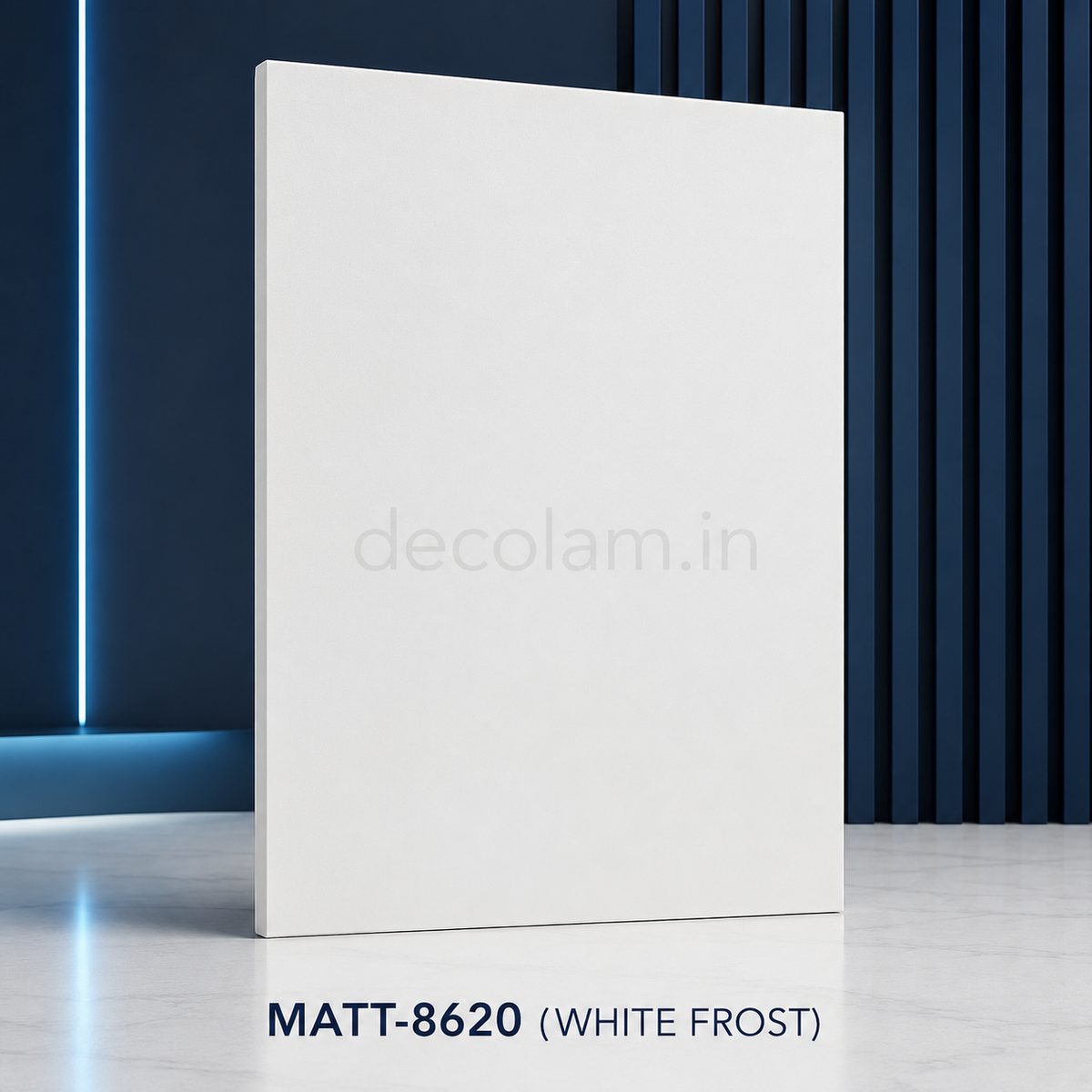 Decolam Matte Series MATT-8620 White Frost Acrylic Laminate image 1