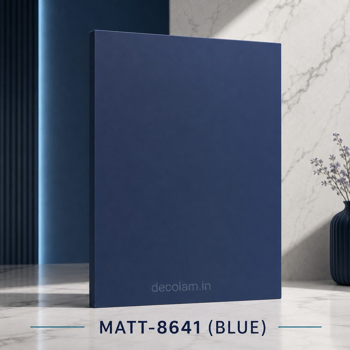 Decolam Matte Series MATT-8641 Blue Acrylic Laminate