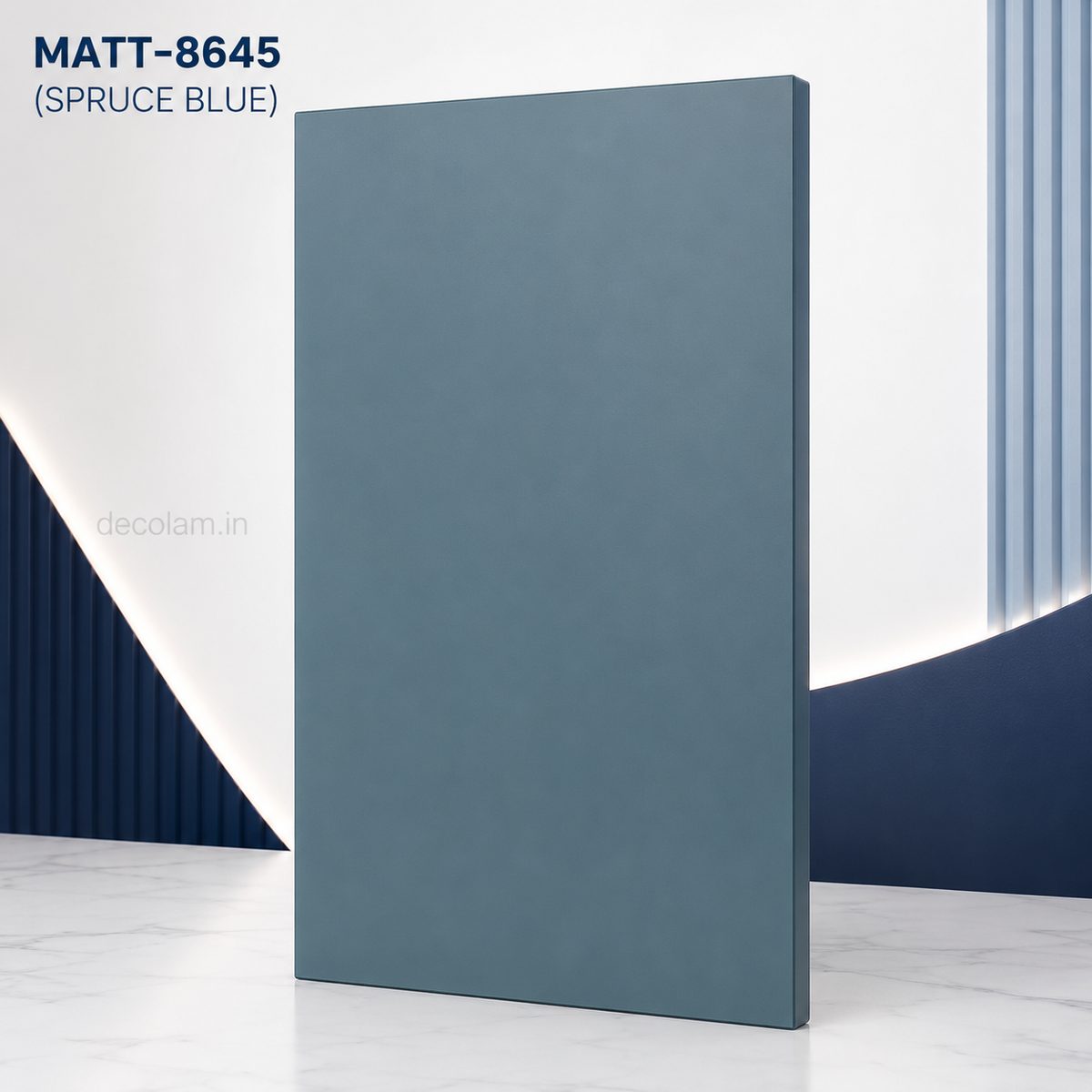 Decolam Matte Series MATT-8645 Spruce Blue Acrylic Laminate