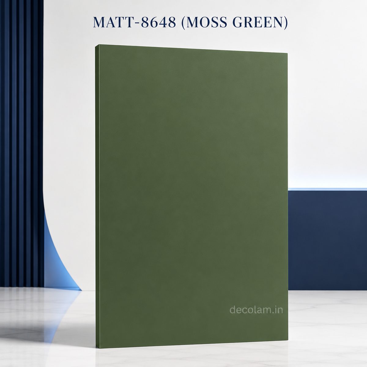 Decolam Matte Series MATT-8648 Moss Green Acrylic Laminate