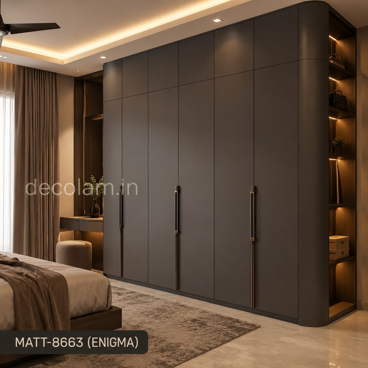 Decolam Matte Series MATT-8663 Enigma Acrylic Laminate image 2