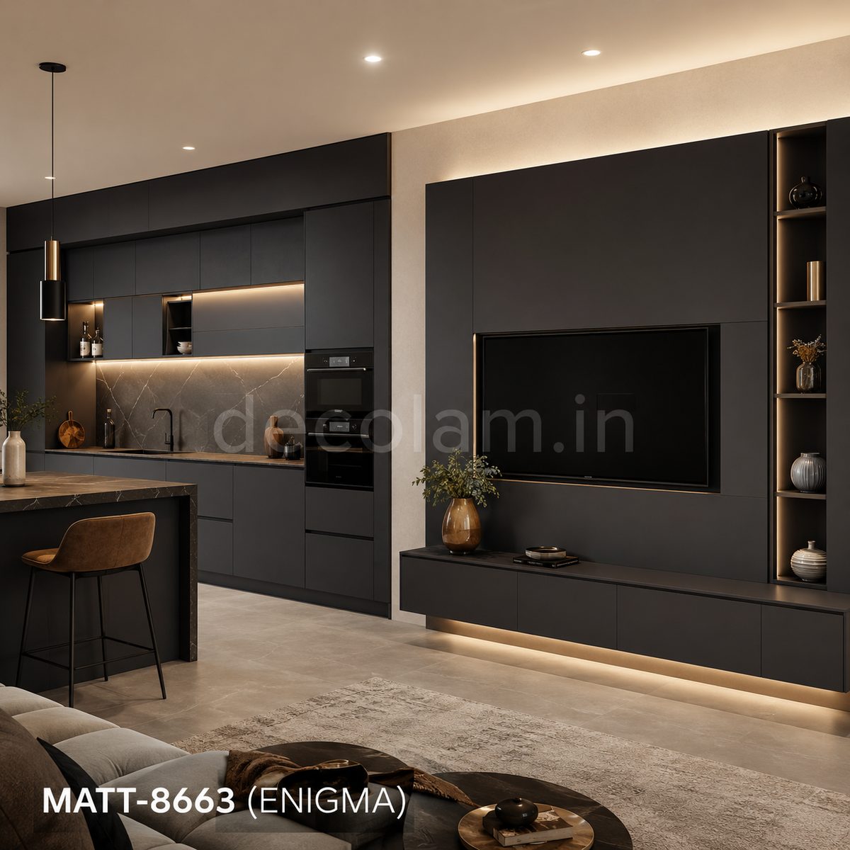 Decolam Matte Series MATT-8663 Enigma Acrylic Laminate image 3